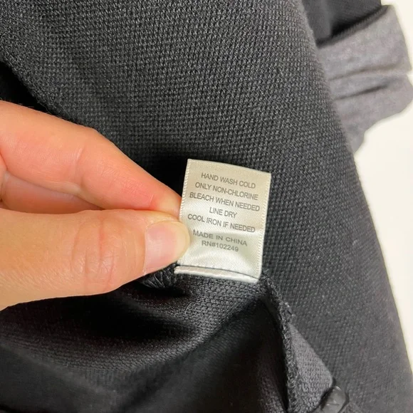 Skies Are Blue Black Blazer S Roll Sleeve Work Career Casual Jacket Office Corp - Picture 9 of 11